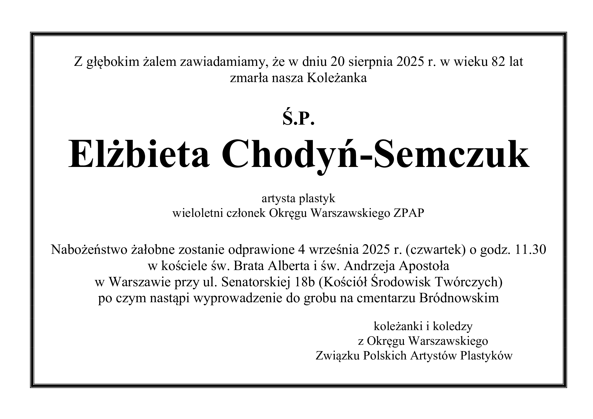 KLEPSYDRA Elżbiety Chodyń Semczuk
