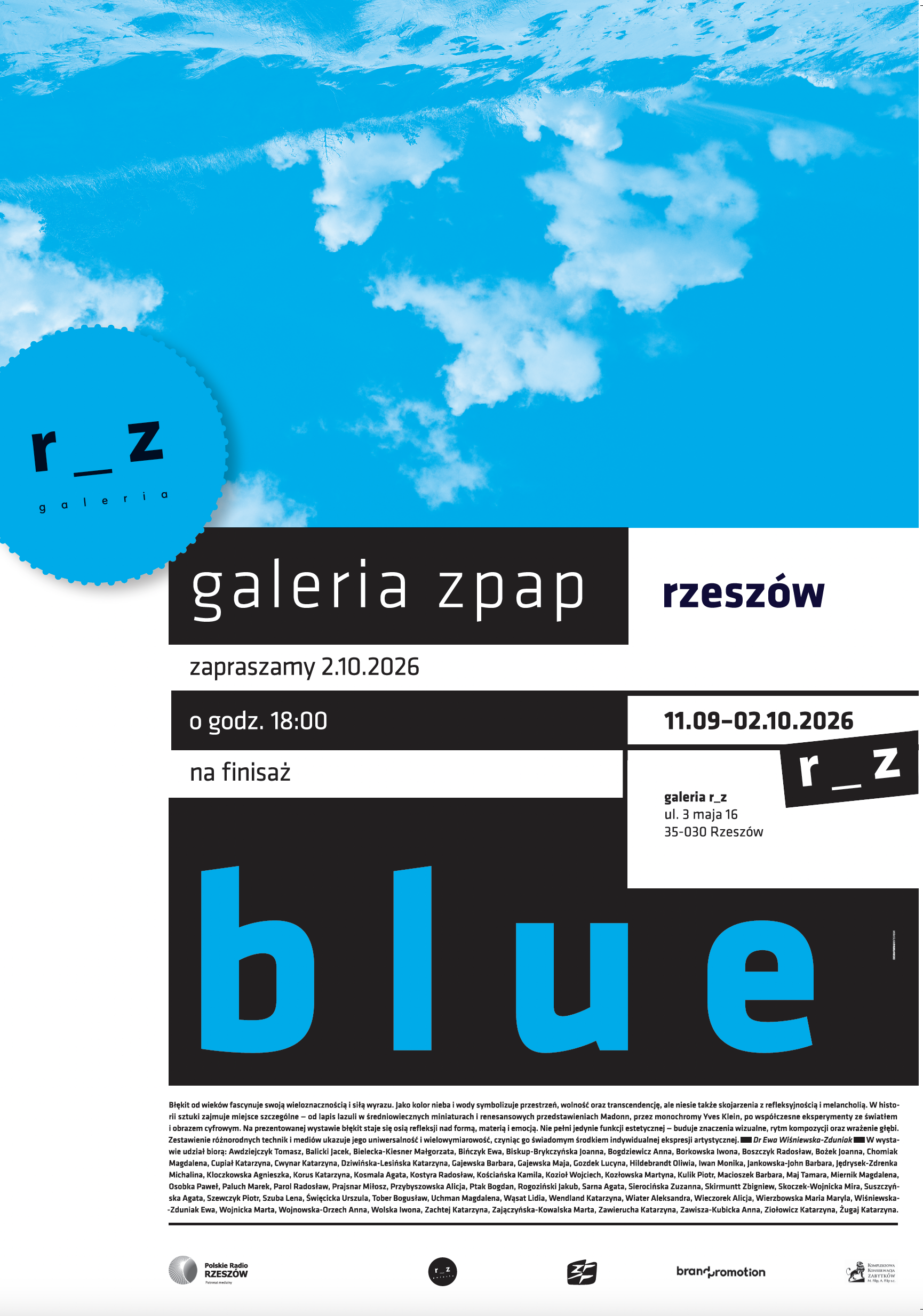 Rzeszów finisaż wystawy Blue