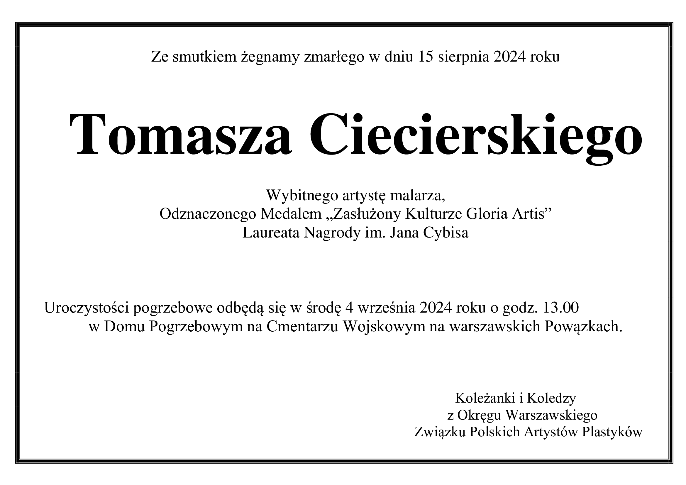 klepsydra Ciecierski