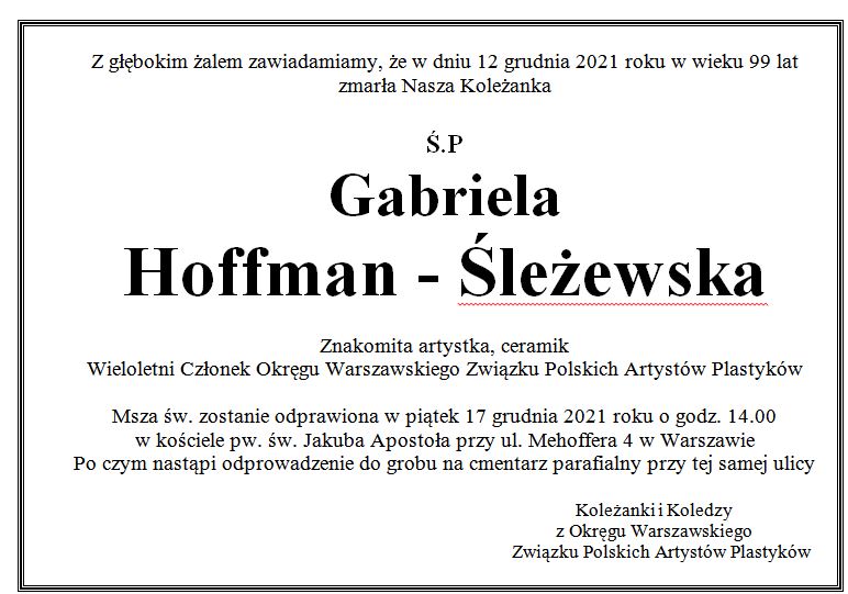 klepsydra Hoffman Śleżewska